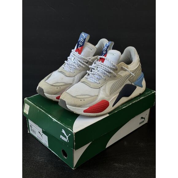 BMW puma RS-x mens size 10 white running jogging shoes - Picture 1 of 10